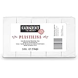 Sargent Art Plastilina Modeling Clay, 5-Pound, White