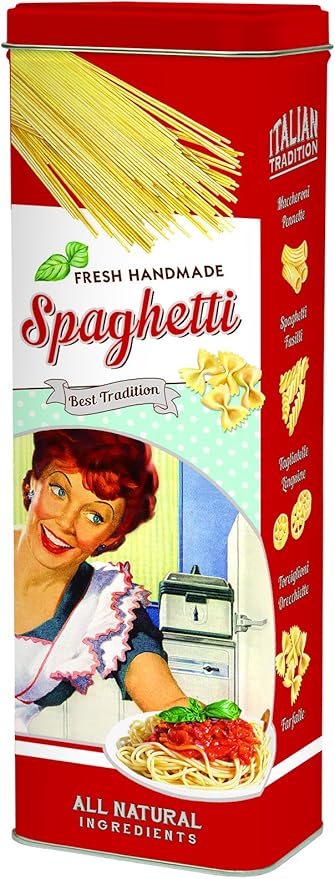 R2s Vorratsdose Fur Spaghetti Aus Blech 10cm X 7cm X 29cm Amazon De Kuche Haushalt
