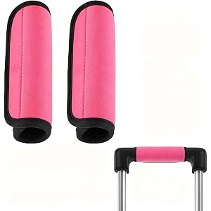 2Pack Luggage Handle Wraps for Suitcase, Luggage Identifiers for Suitcases,Travel Essential Bag Neoprene Material Suitcase fo