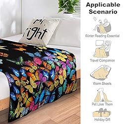 Butterfly Blanket Beautiful Butterfly Throw Blanket