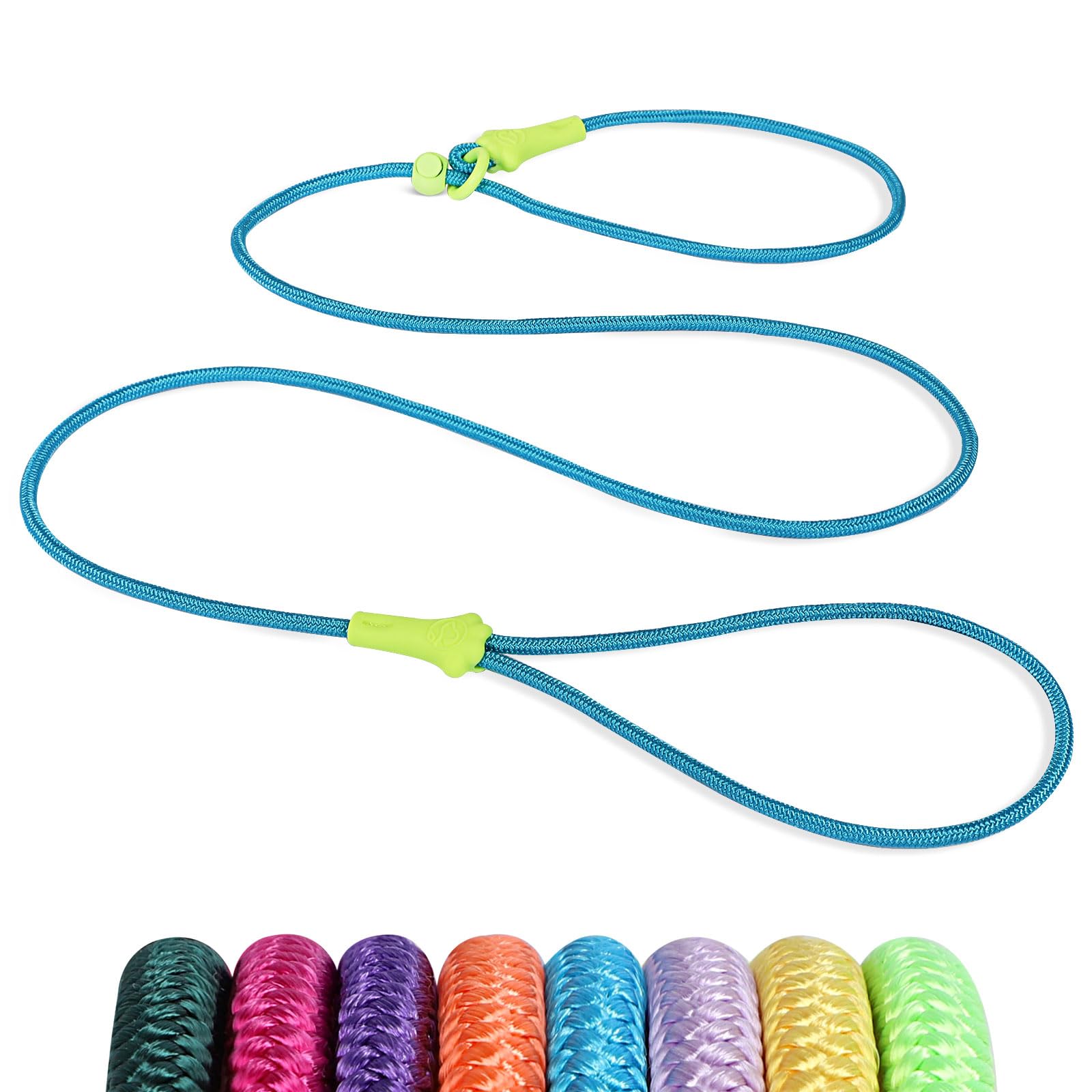 Photo 1 of 6 FT Lightweight Dog Training Leash Durable Slip Leads for Dogs Classic Rope Lead Small Medium and Puppies No Pull Leash(Blue)