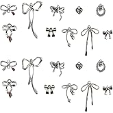 Muimurex Bow Charms Set, 10 Styles of Bow Charms for Jewelry Making, Perfect for DIY Bracelets, Necklaces, Earrings, and Crafts
