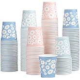 Lamosi 5 oz Paper Cups 300 Pack, Small Paper Cups, 5 oz Disposable Bathroom Cup for Mouthwash, Parties, Picnics and Barbecues