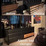 Abyssaly Black Vinyl Wrap Self Adhesive Wallpaper 30x200cm Wood Effect view 8