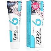 Tattoo & Waxing Prep Comfort Cream – Extra-Comfort, Fast-Absorbing Soothing Formula with Emu Oil for Sensitive Skin – 2.12 fl oz