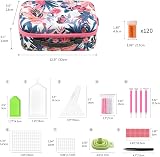 ARTDOT 120 Slots Diamond Painting Storage Box with 162pcs Tools Pink view 6