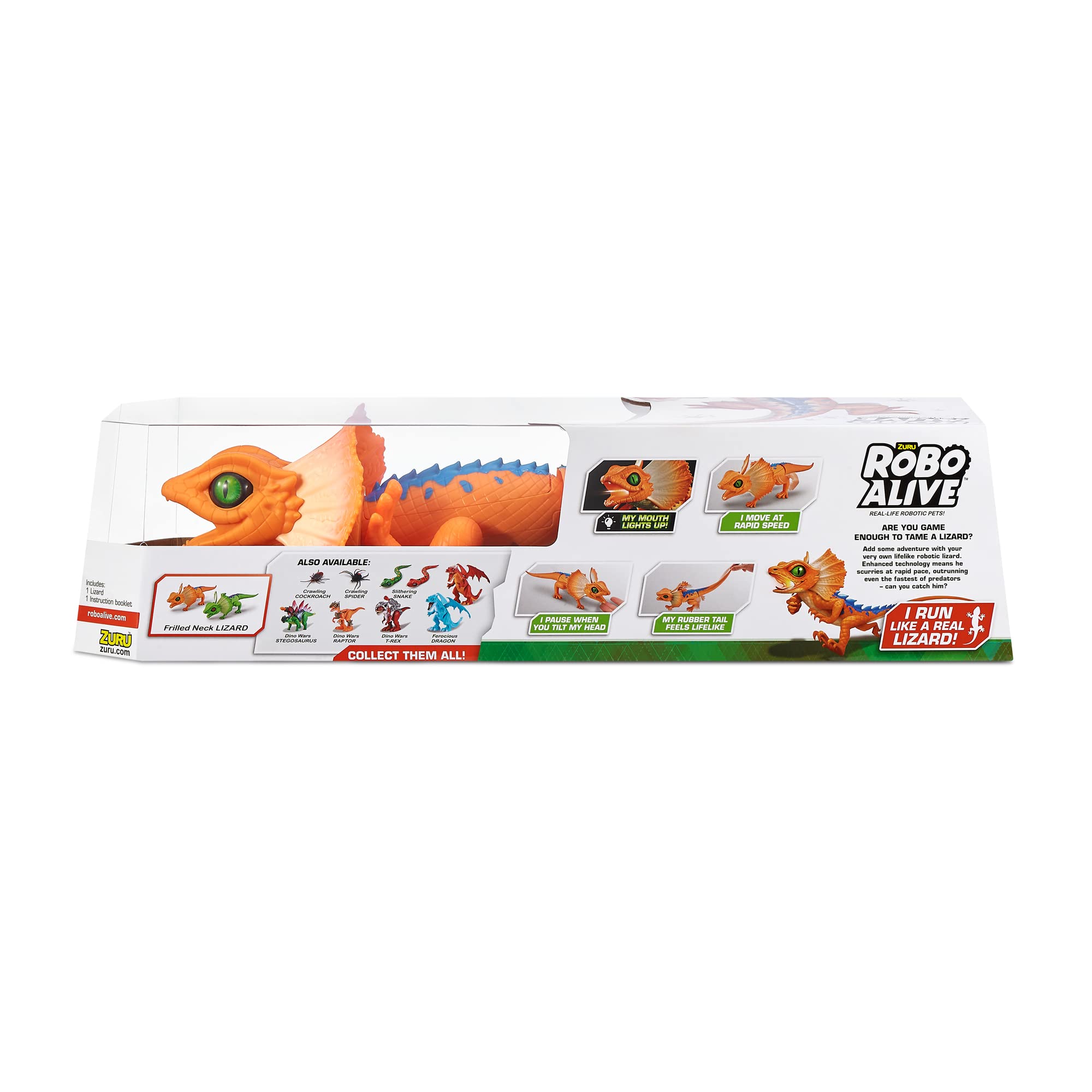 Zuru ROBO ALIVE LURKING LIZARD SERIES 3 ORANGE