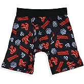 INTIMO Dungeons and Dragons Men's D20 Dice and D&D Logo Adult Boxer Briefs Long Leg Underwear