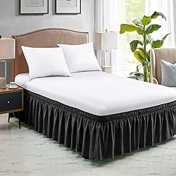 FreshCulture Elastic Wrap Around Bed Skirt - Easy