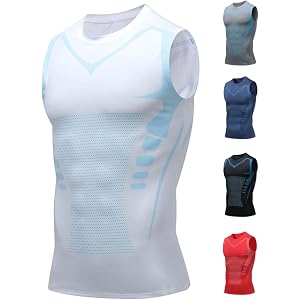 Shirt for Men, Compression Shirt Men, Shape & Control, Pull in Your Stomach & Waist, Quick-Drying and Breathable