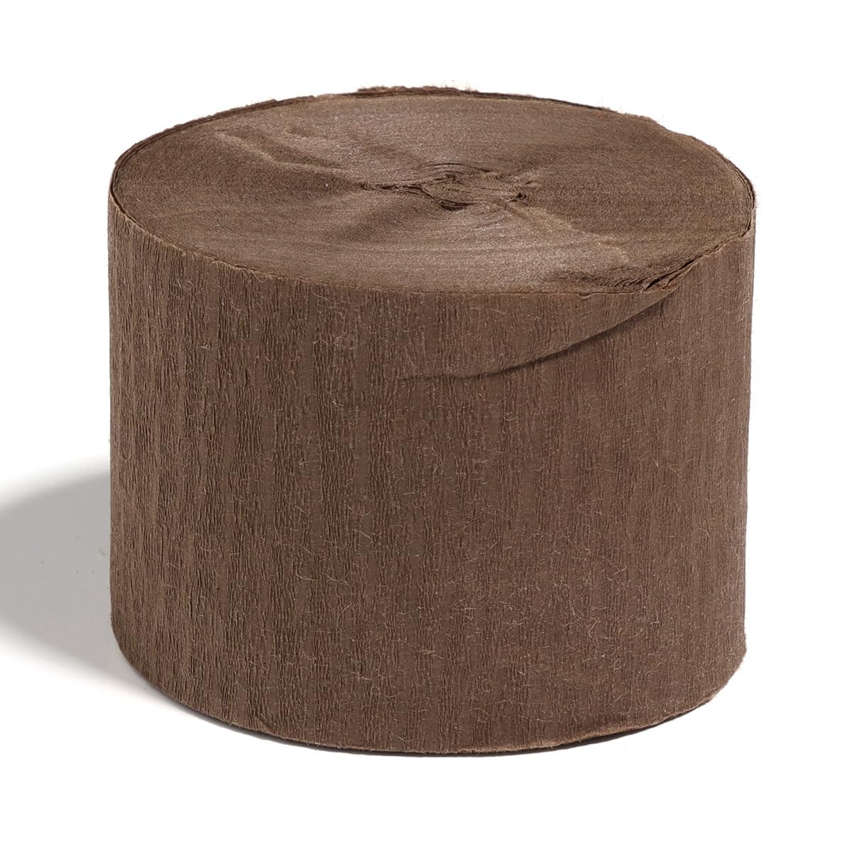 Hrlace 2 Rolls Crepe Paper Colourful 18 Colours DIY Florist Crepe Rainbow Crepe Ribbons Crepe Paper Streamers Carnival Decoration for Weddings & Parties & Holiday (4.5 cm x 25 m) Brown