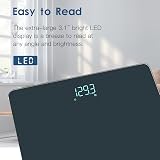 HOMEBUDS Digital Weight Scale 400lb/182kg Blue, 0.1lb Increments view 6