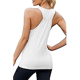 Bestisun Long Workout Sports Tank Tops Racerback Yoga Athletic Shirts for Women