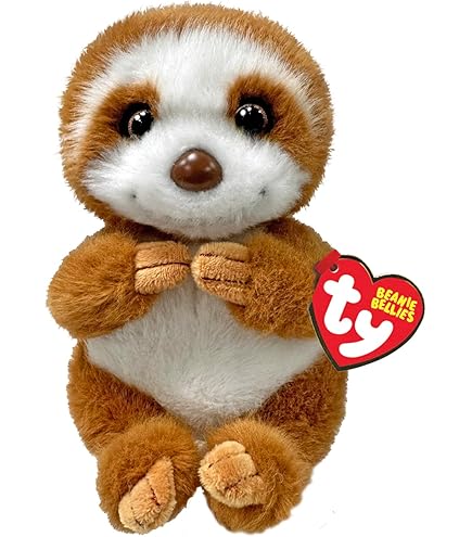 TY Dangler Sloth Flippable Plush - 9" Reversible Sequins Stuffed Animal, Medium Size - View #2