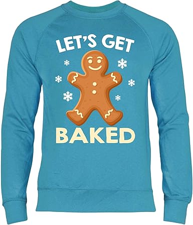 Biscotti Di Natale Gingerbread.Wowshirt Felpa Uomo Let S Get Baked Gingerbread Man Biscotti Di Natale Amazon It Abbigliamento