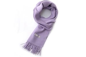 linişte 100% Wool Scarf - Men and Women Winter Warm Soft Luxurious Solid Colors Gift Box