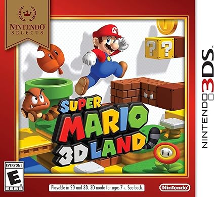 Amazon Com Nintendo Selects Super Mario 3d Land 3ds Nintendo Of America Video Games