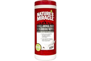 Nature's Miracle Small Animal Cage Scrubbing Wipes 30ct