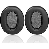 Ear Pads Replacement for Sony WH-XB910 XB910N Extra Bass Noise Cancelling Headphone,Also Fits WHXB910N Wireless Headset,Noise Isolation Foam Soft Leather-Black