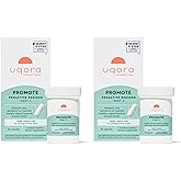 Uqora Promote - Support Vaginal Health* - Probiotic for Women with Lactoferrin, Lactobacillus Acidophilus & Lacticaseibacillus Rhamnosus - Vaginal Probiotics - Gluten-Free - 30 Capsules (2 Pack)