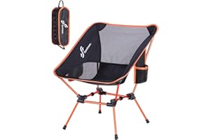 Camping Chair, Sportneer Lightweight Portable Folding Camping Chairs for Adults Compact Camp Chairs Foldable Backpacking Chai