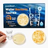 Bacteria Water Test Kit for Drinking Water, 12-Pack Well Water Testing Kit for Coliform and E. coli, At-Home Testing for Well, Tap, City and Pool Water, Includes Free Lab Analysis