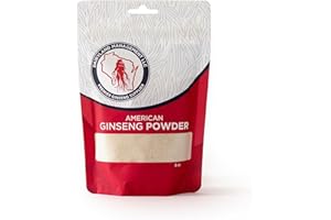 DAIRYLAND MANAGEMENT LLC Dairyland Premium American Ginseng Powder 西洋参 - 8 oz Pack of Wisconsin Ginseng Root Powder - Non-GMO, Gluten Free Powdered Ginseng - Use American Ginseng Herbal Supplement for Smoothies, Baking, Tea