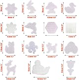 Allazone Fuse Bead Boards 48 PCS Animal Pegboards Kit for Kids Craft Supplies view 3