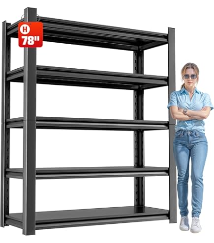 Amazon.com: Nexvrtau 5-Tier Heavy Duty Garage Shelving Unit