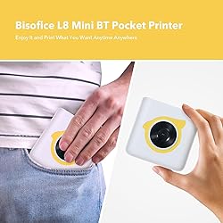 Bisofice Pocket Printer Wireless Bluetooth Thermal