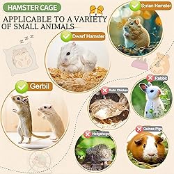 17 in 1 Clear Acrylic Hamster Cage with All