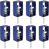 PATIKIL Ceiling Spring Vibration Isolator Hangers, 8 Pack 22lbs Mechanical Vibration Damping Mounts Anti Vibration for A/C Air Processor Bedroom Theater Studio,(XHS) Blue