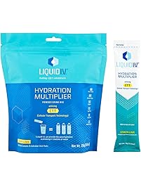 Liquid I.V. Hydration Multiplier, Electrolyte Powder, Easy Open Packets, Supplement Drink Mix (Lemon Lime, 16 Count)