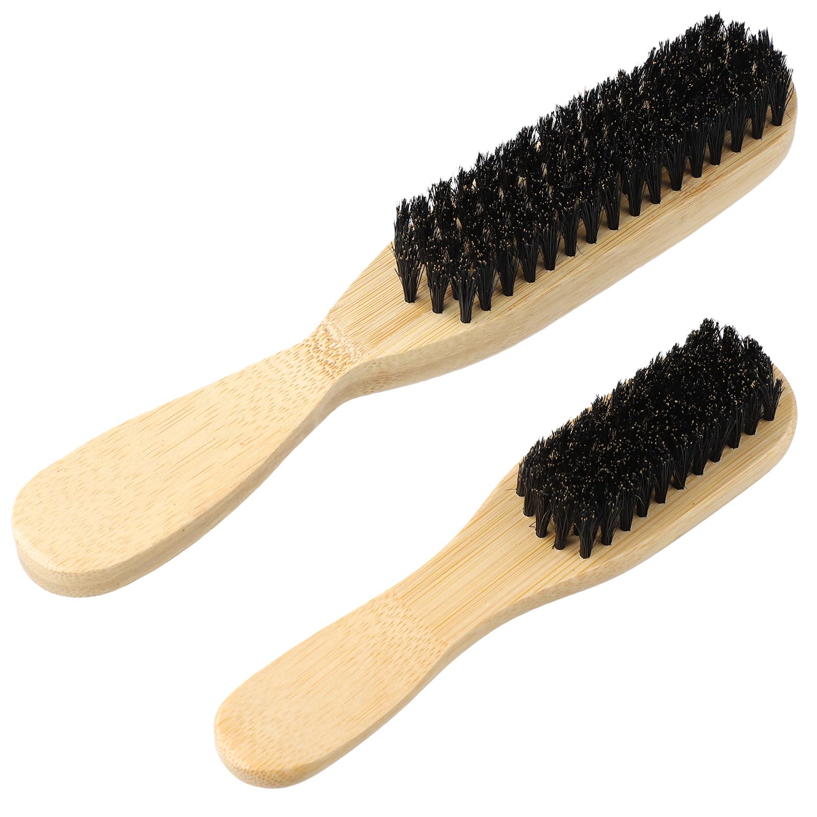 Photo 1 of OQXEJPHFN 2 Pcs Slick Back Hair Brush, Soft Bristle Brush, Hairbrush For All Hair Style-Regular