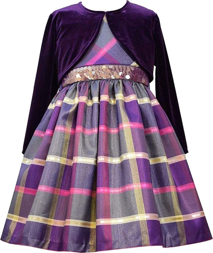 bonnie jean purple dress