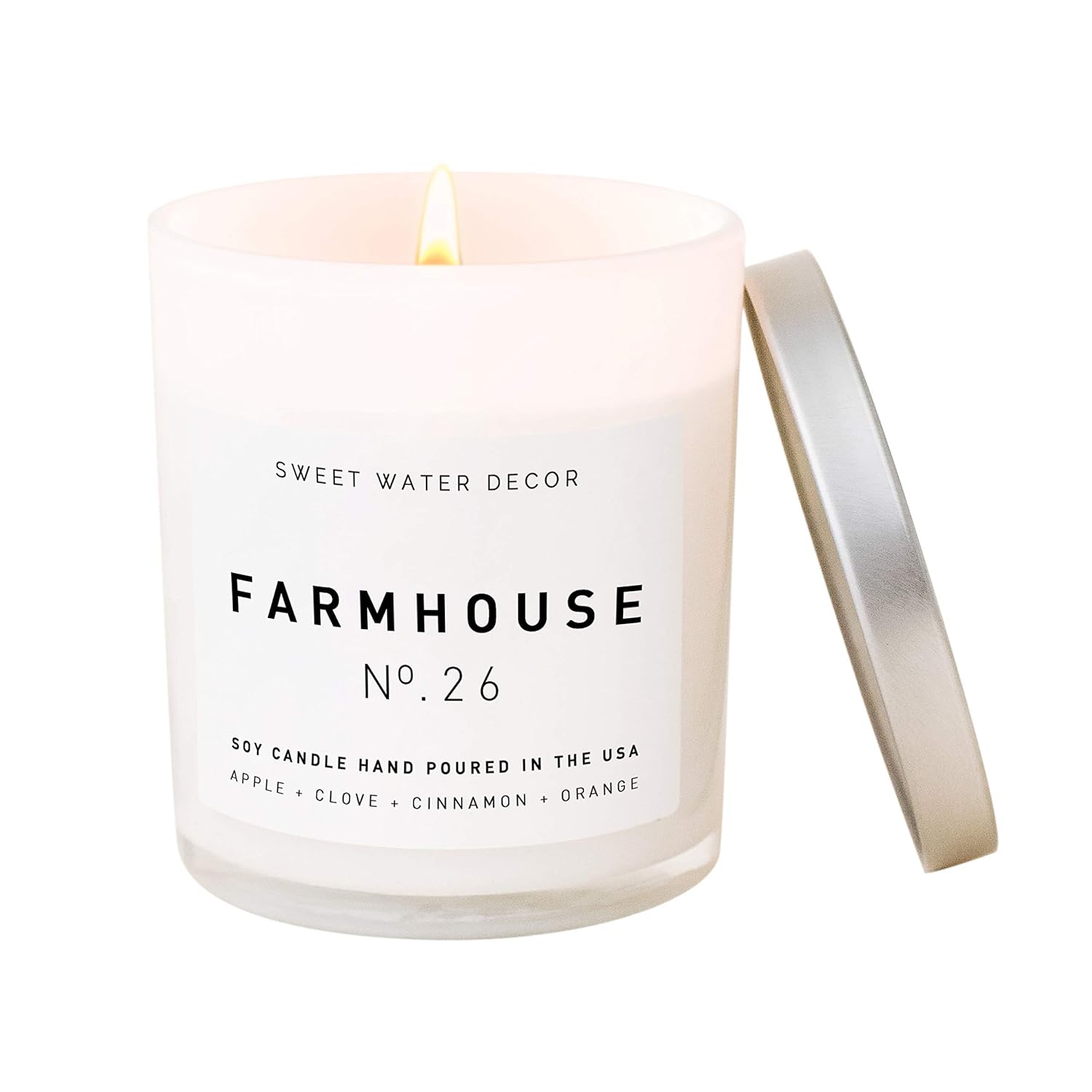 Sweet Water Decor Farmhouse Candle Autumn, Cinnamon, and