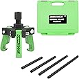 OEMTOOLS 25090 Harmonic Balancer Puller Kit, Adjustable 3-Jaw Puller Fits Most Late Model Vehicles, Forcing Screw Fits a 3/8” Square Drive, Includes 4 Forcing Rods