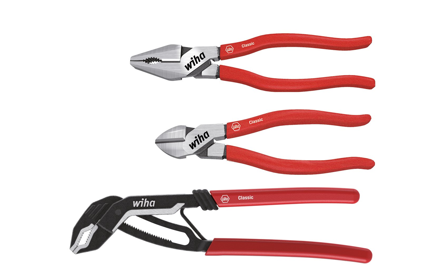 Wiha Z99000201 Plier Set Professional Basic Plus 3 Piece