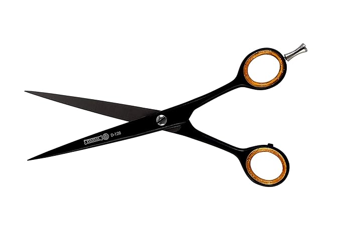 Quake Professional Salon Barber Hair Cutting Trimming Scissors Men Women Special Edge Black 7.5