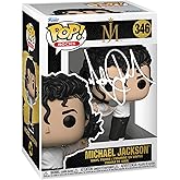 Michael Jackson #346 1993 Super Bowl Facsimile Signed Reprint Laser Autographed Funko POP! Rocks Figurine with Protector Case