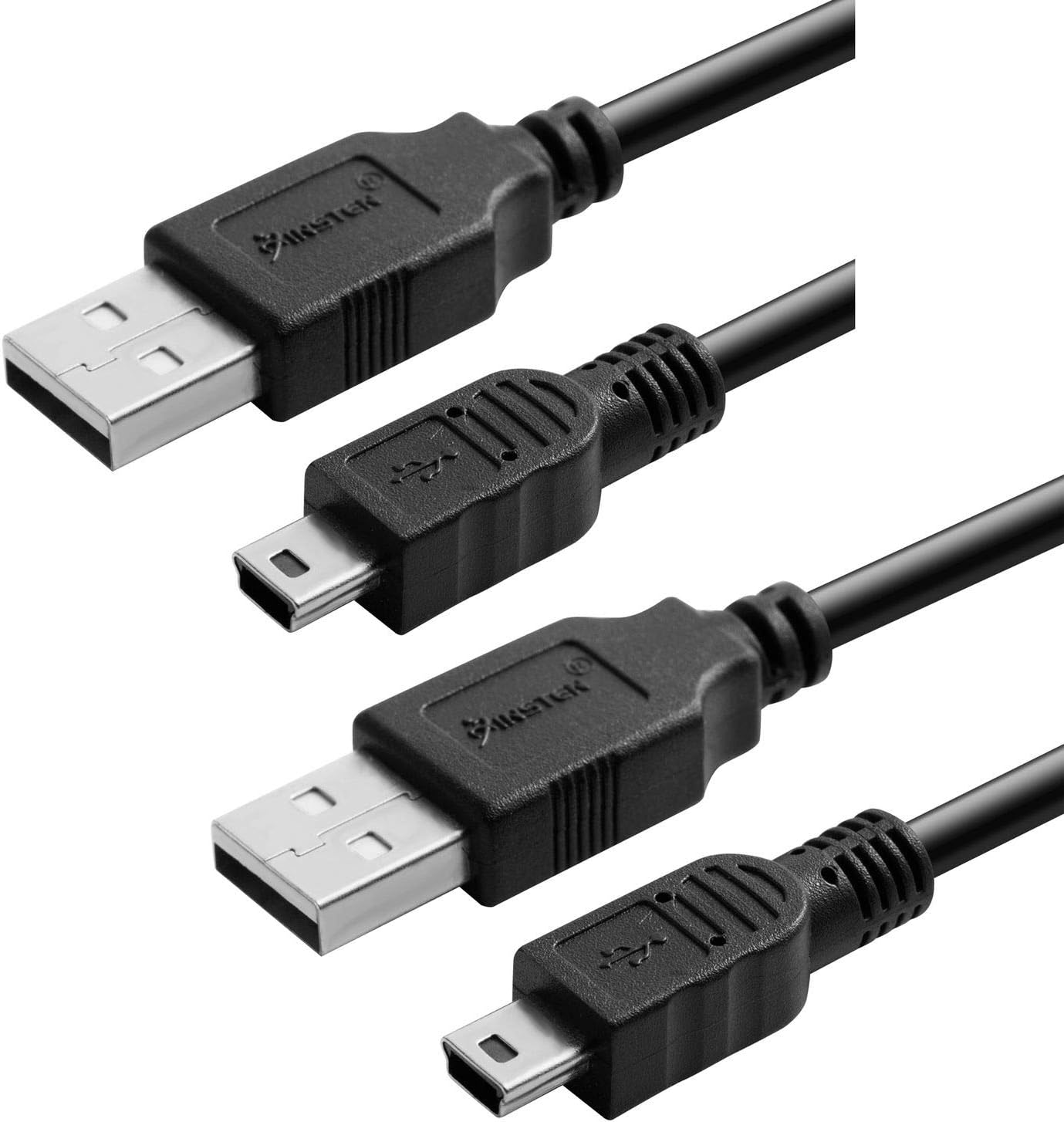 For PS3 Controller Charging Cable, Insten [2 Pack] 10ft USB