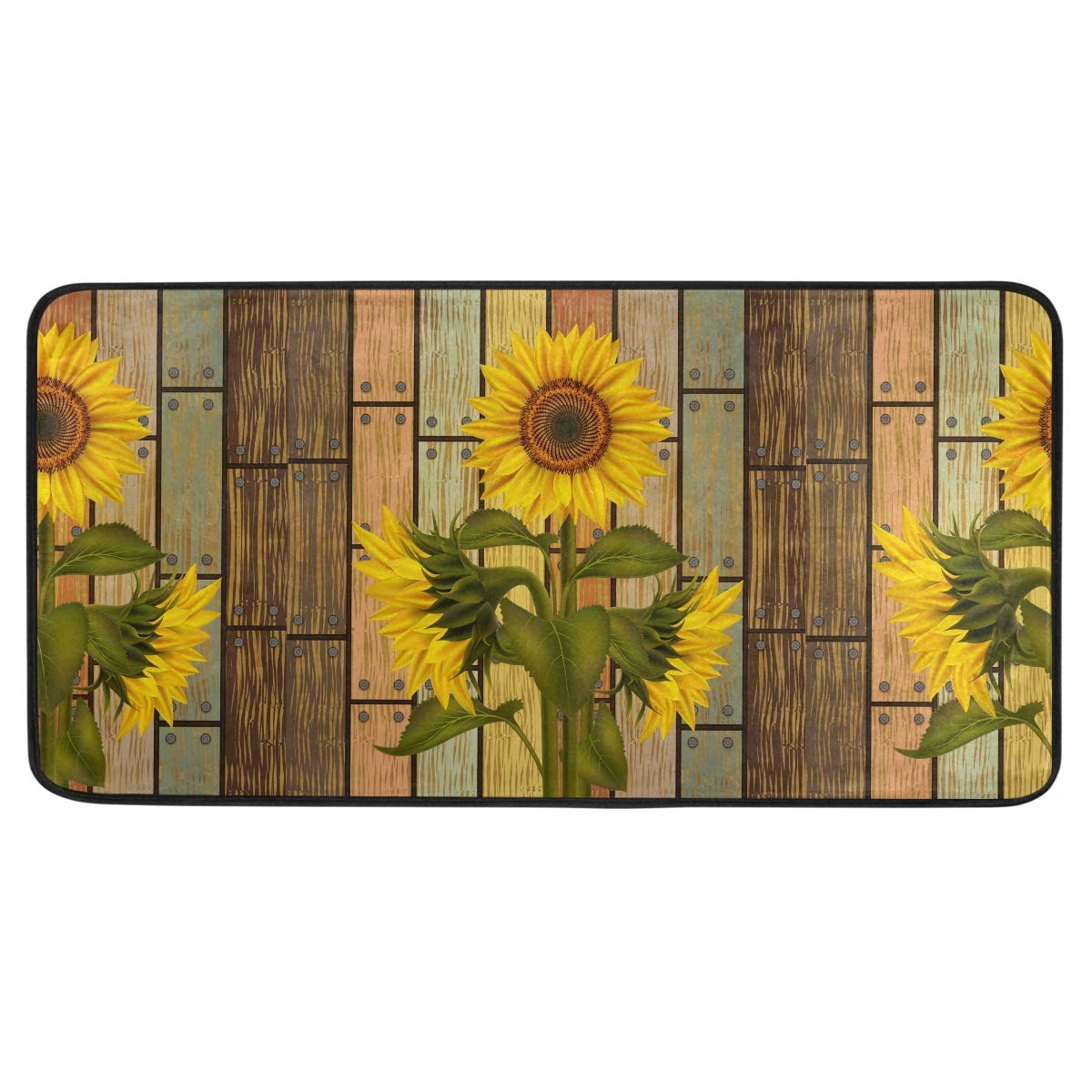 Best Kitchen Floor Mats Anti Fatigue, Orange Flowers