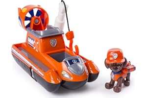 Paw Patrol Ultimate Rescue - Zuma’s Ultimate Rescue Hovercraft with Moving Propellers and Rescue Hook, for Ages 3 and Up