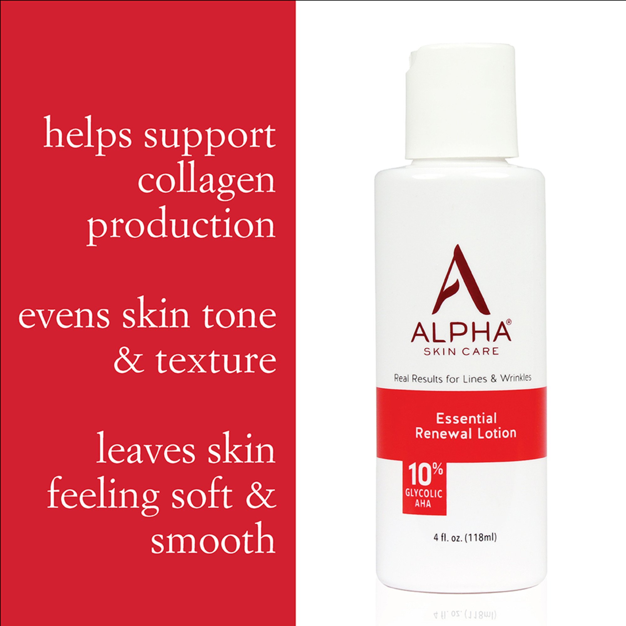 Alpha Skin Care Essential Renewal Lotion AntiAging Formula 10