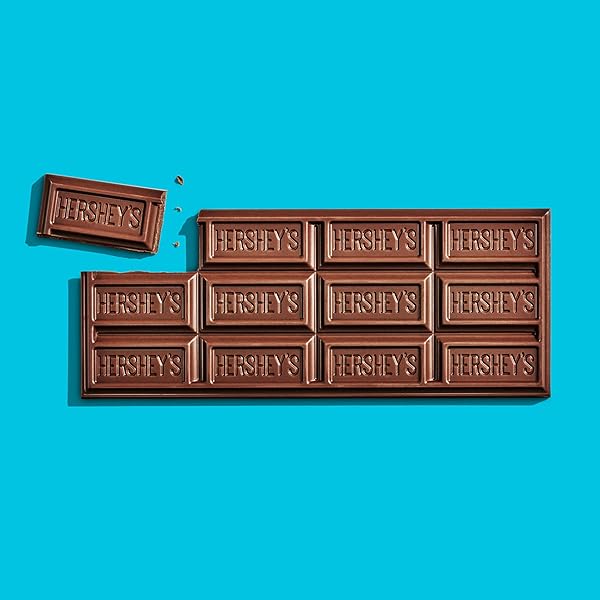 HERSHEY’S MILK CHOCOLATE CANDY BARS, 1.55 OZ (6 COUNT)