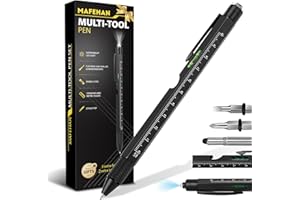 Gifts for Men Who Have Everything – MAFEHAN 9-in-1 Multitool Pen with LED Light, Cool Gadgets & Gifts for Dad, Husband, Grandpa – Christmas Gifts, Stocking Stuffers, White Elephant Ideas