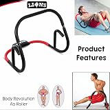Lions Abdominal Abs Cruncher Roller - Pro Toning Machine for Home Gym Red view 5