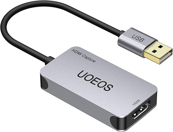 Amazon Com Uoeos Capture Card Hdmi To Usb 1080p Hd Video Audio Capture Recorder Device Compatible With Pc Windows Linux Youtube Obs Os X Twitch For Ps3 Ps4 Xbox Computers Accessories