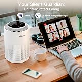 Aircillin AP070B Air Purifier 4-Stage H13 HEPA 765 sq ft Night Light view 7