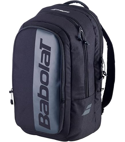 Babolat Jr Tennis Backpack (Metallic Grey/Black/Fluo Yellow) : Sports & Outdoors